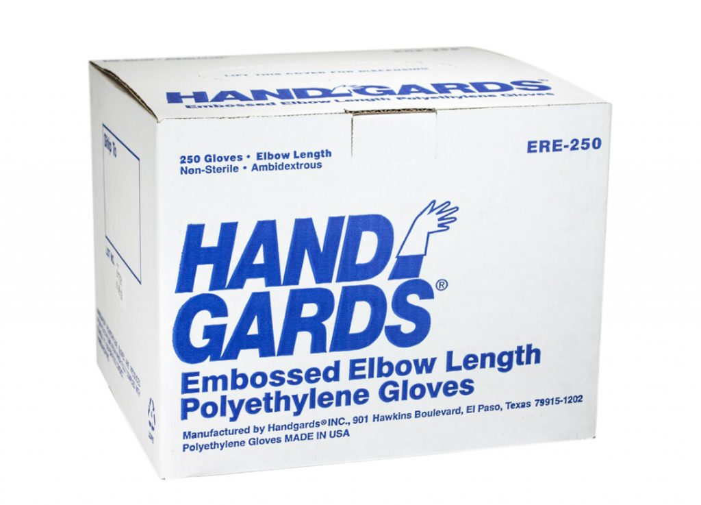 http://handgards.com/wp-content/uploads/2020/06/Handgards-Embossed-Poly-Elbow-Length-Glove-Outer-Case-1024x737.jpg