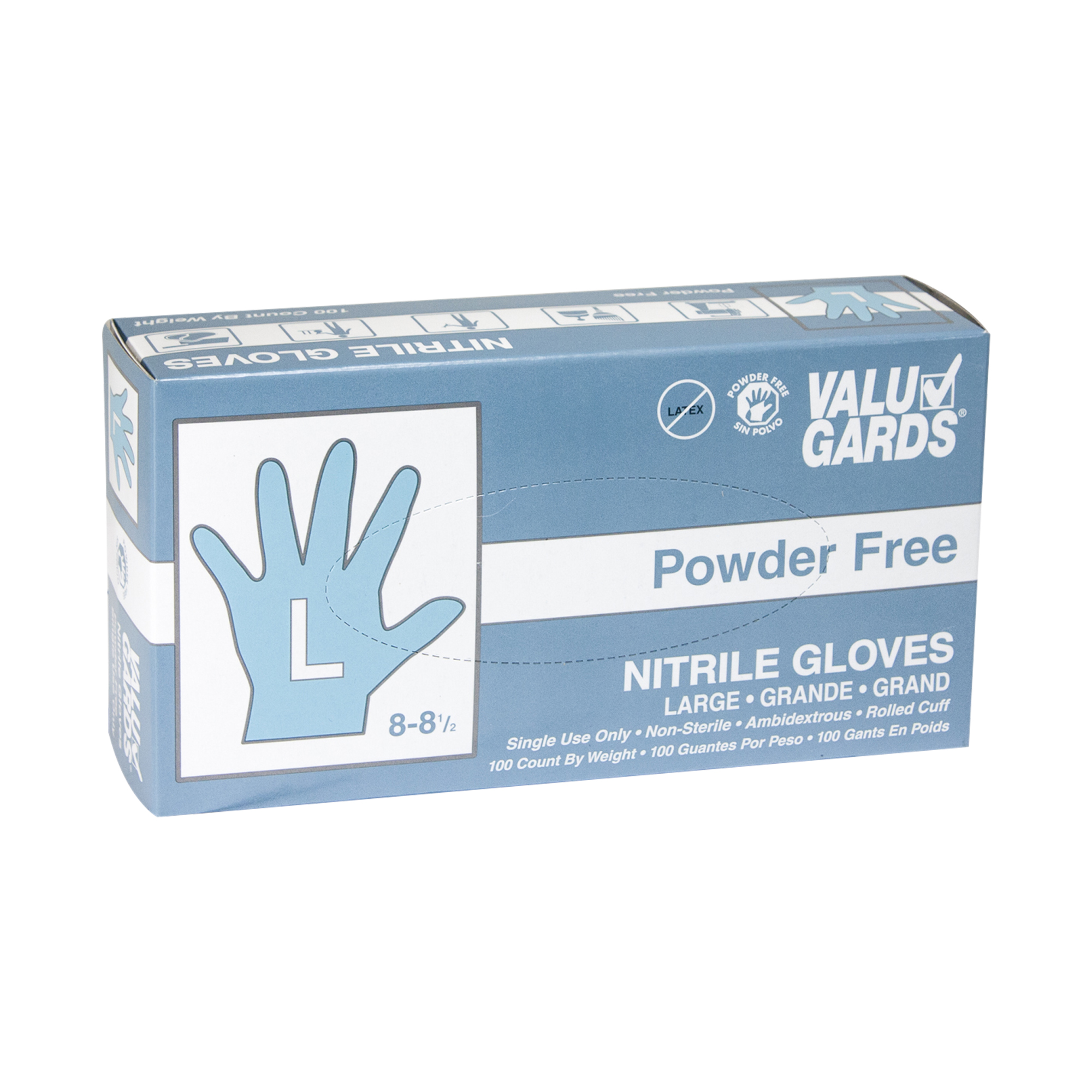 Valugards® White Nitrile Disposable Gloves – Handgards®