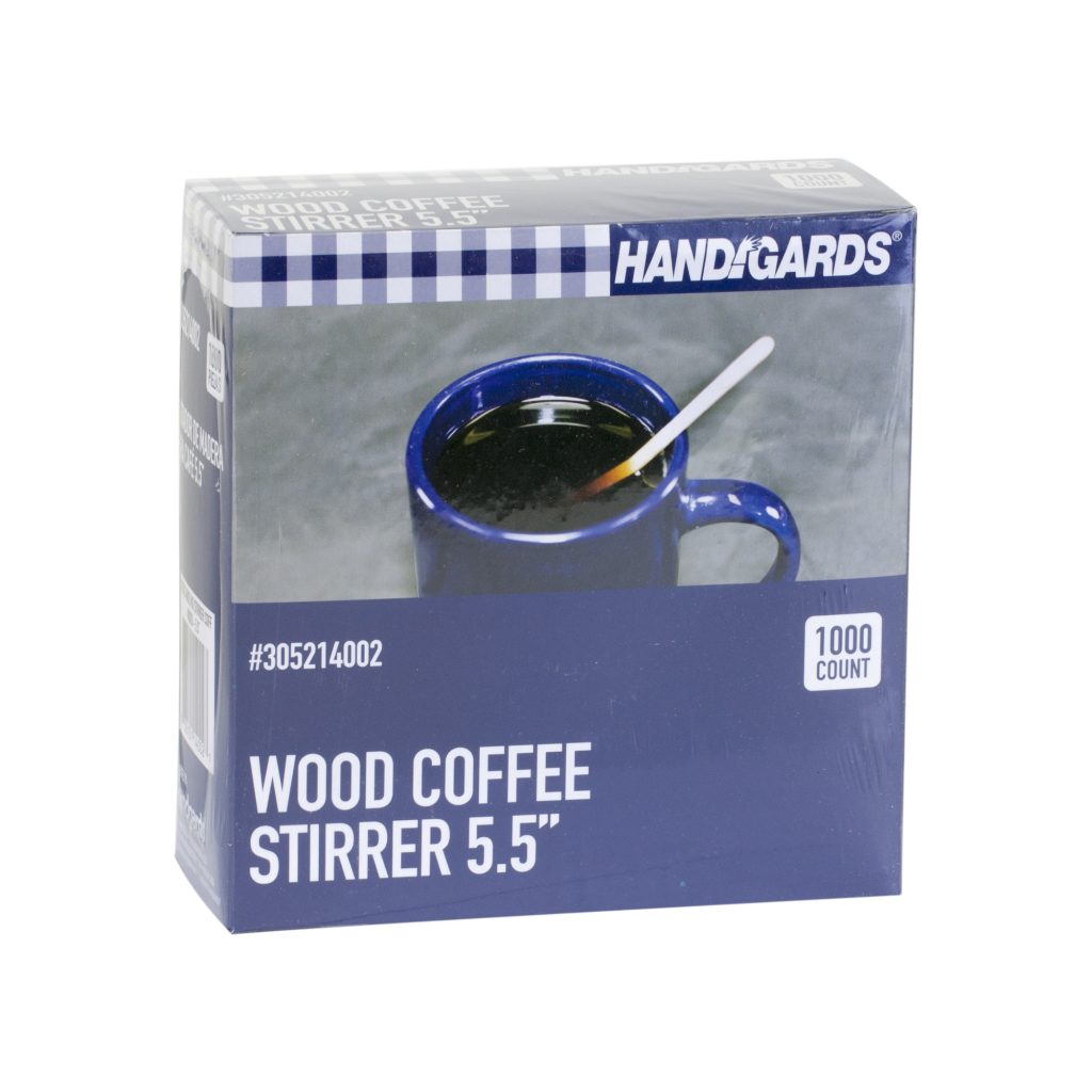 COFFEE SUPPLIES/ Beverage Stirrer/ Wooden Unwrapped 7.5