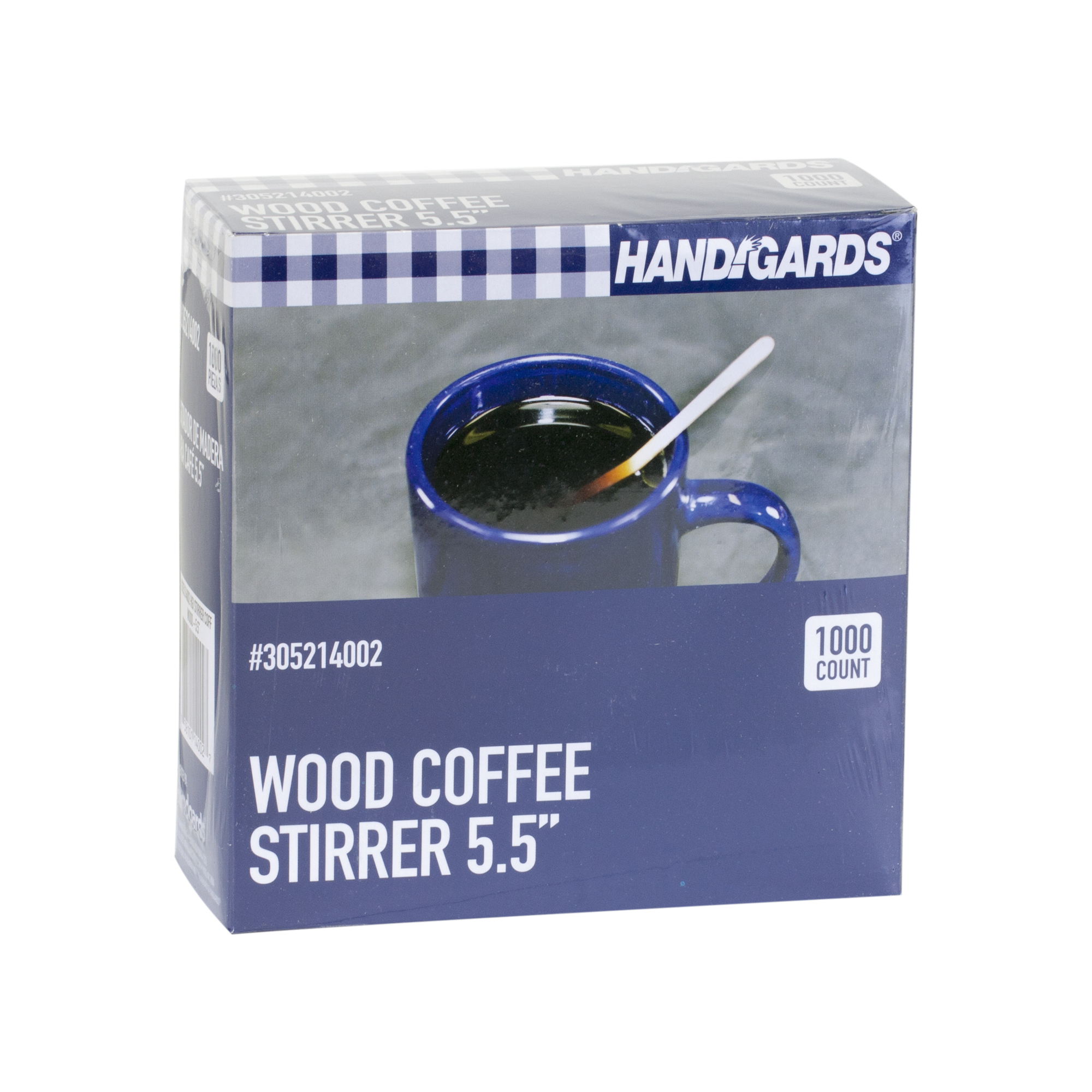 1000 Ct ] Wooden Coffee Stirrer Unwrapped Wood Stir Sticks 5.5 inch or 7.5  inch
