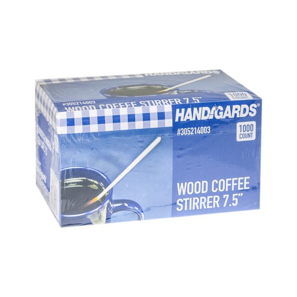 HANDGARDS PAPER-WRAPPED WOOD COFFEE STIRRER 7.5 INCHES – Feeser's Direct