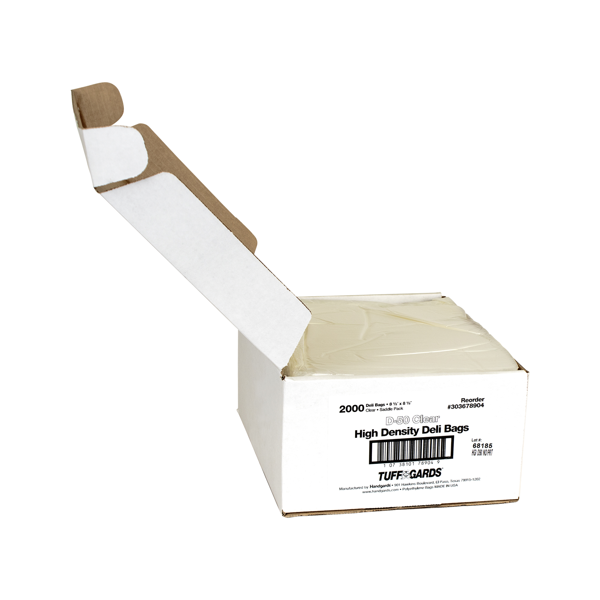 Tuffgards® High Density Disposable Freezer Storage Bags – FB18 – 12″ x 18″  – Handgards®