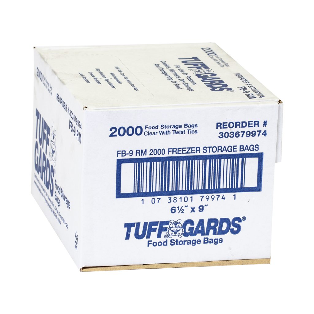 Tuffgards® High Density Disposable Freezer Storage Bags – FB9 – 6.5″ x 9″ –  Handgards®