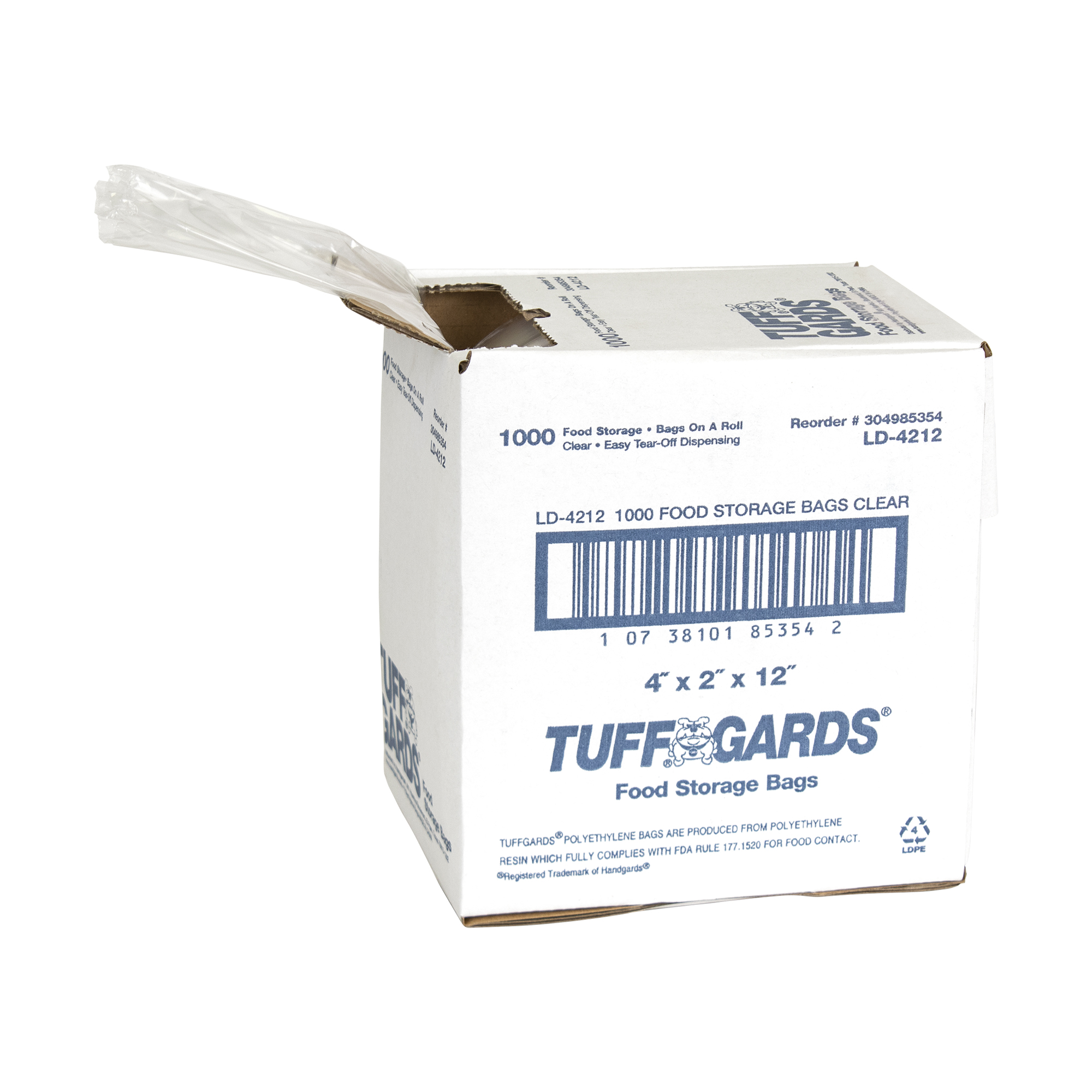Zipgards® Low Density Freezer Reclosable Disposable Bags – Quart Size –  Handgards®
