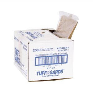 Bag (TuffGards Food Storage/Freezer Bags) Freezer/Storage Clear 12x18