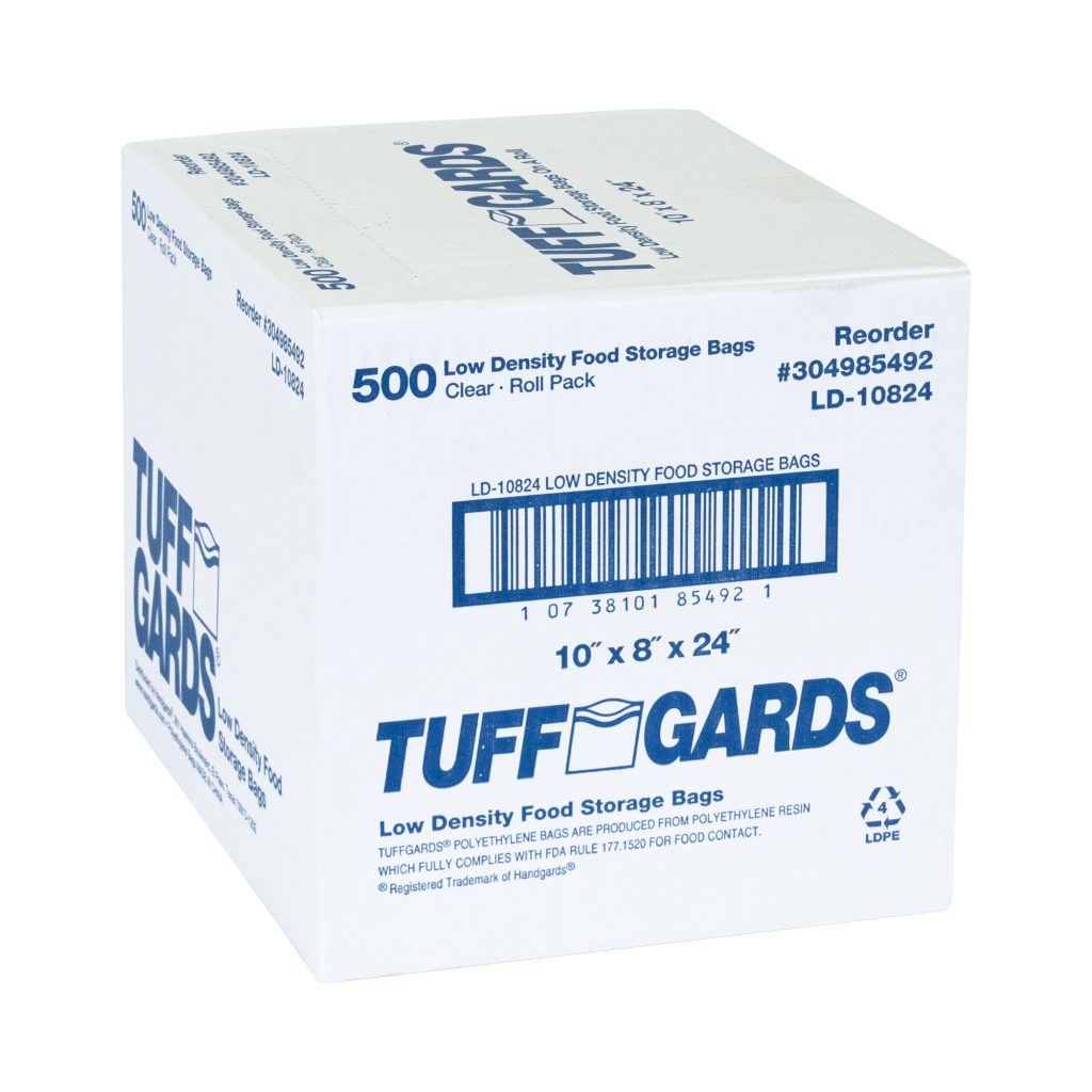 Tuffgards® High Density Disposable Freezer Storage Bags – FB14 – 10″ x 14″  – Handgards®