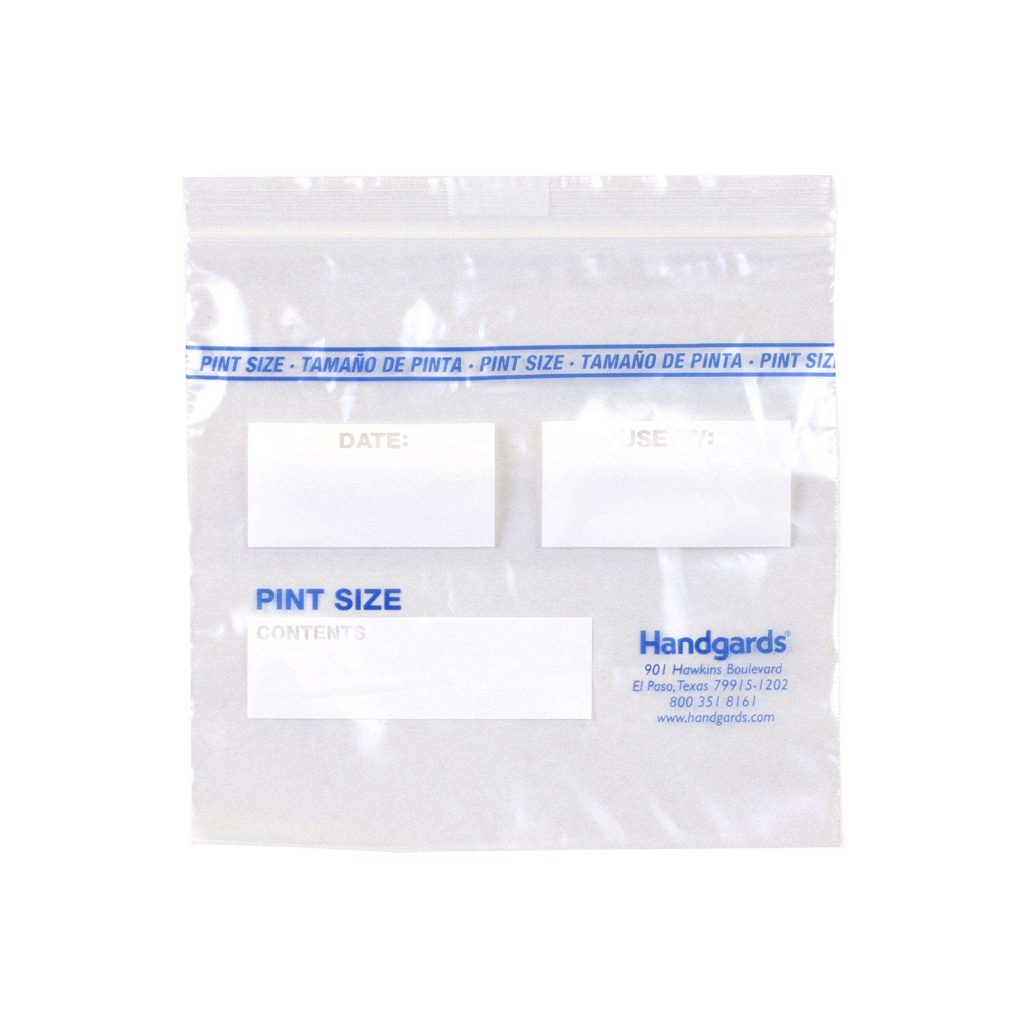 Handgards LDR1014 Clear Low Density Food Storage Bag