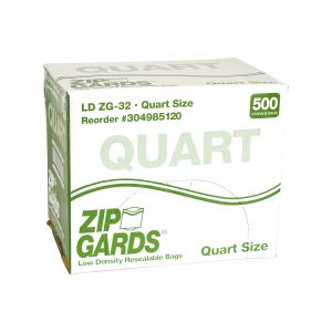 Zipgards® High Density Disposable Reclosable Bags – 2 Gallon Size –  Handgards®