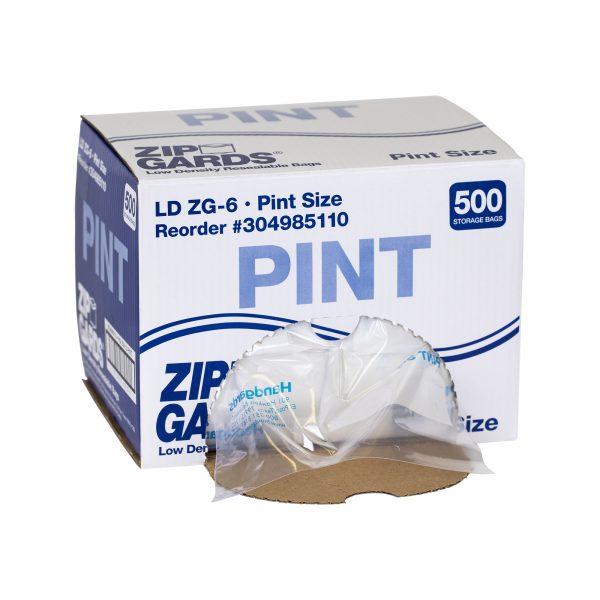 Zipgards® Low Density Freezer Reclosable Disposable Bags – 2 Gallon Size –  Handgards®