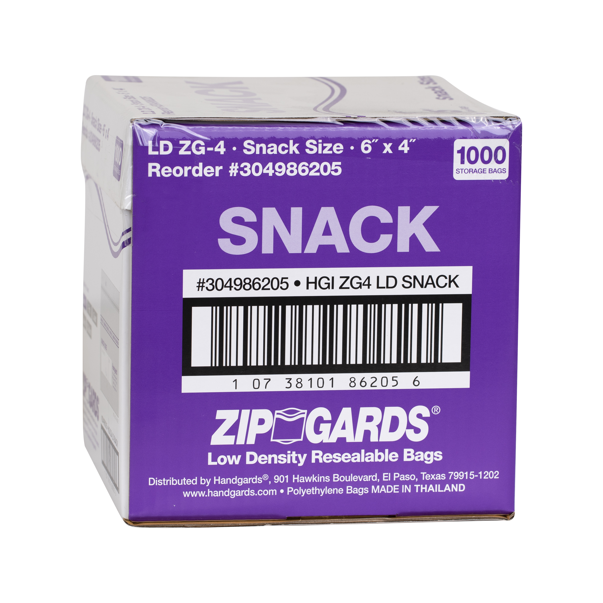 Zipgards® Low Density Disposable Reclosable Bags – Gallon Size