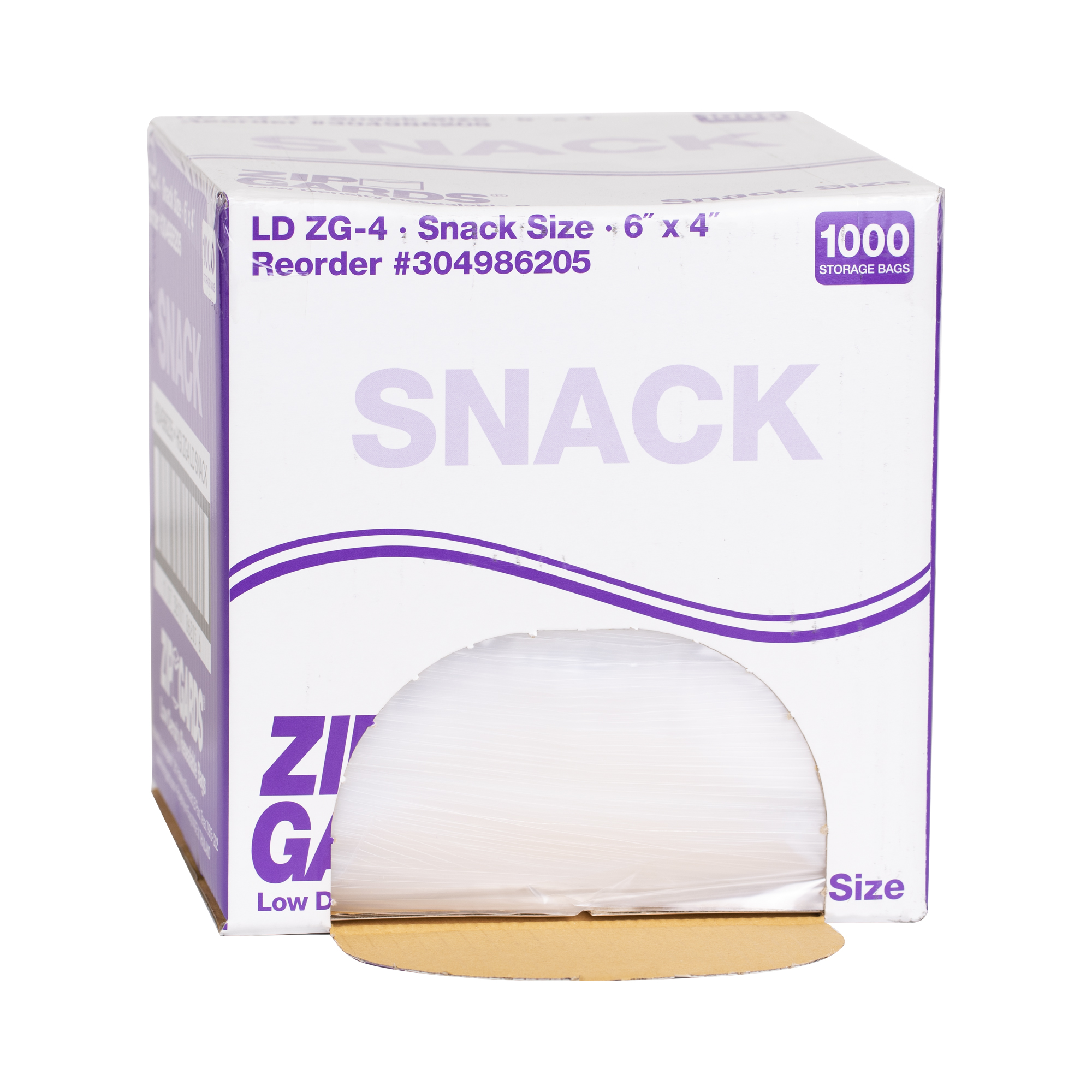 Zipgards® Low Density Slide Zip Disposable Reclosable Bags – Quart Size –  Handgards®