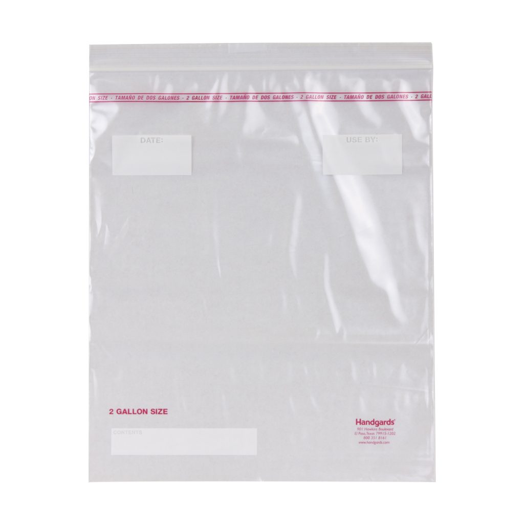 Zipgards® High Density Disposable Reclosable Bags – 2 Gallon Size