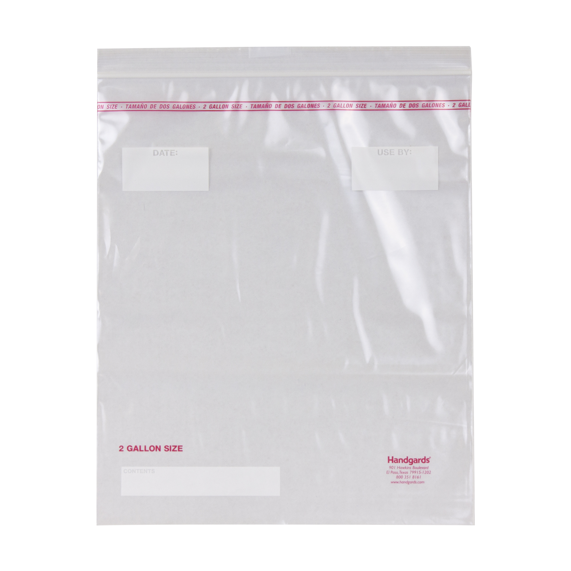 Zipgards® Low Density Slide Zip Disposable Reclosable Bags – Gallon Size –  Handgards®