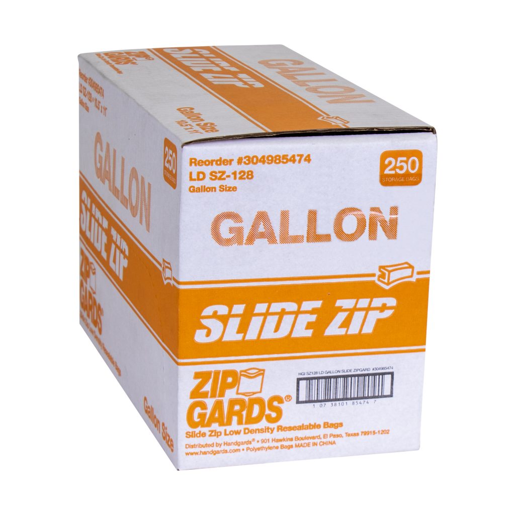 Zipgards® Low Density Disposable Reclosable Bags – Gallon Size