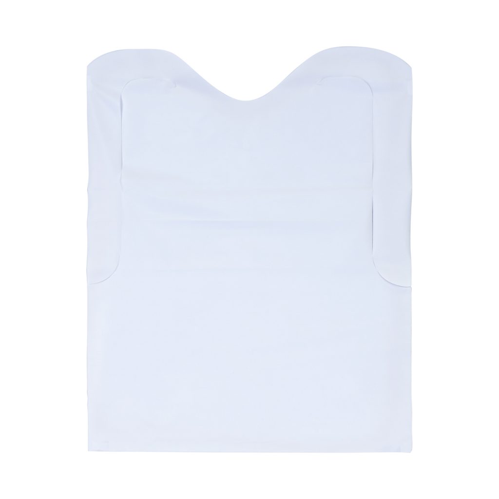 NeatGards® Low Density Embossed Poly Adult Bibs – White 