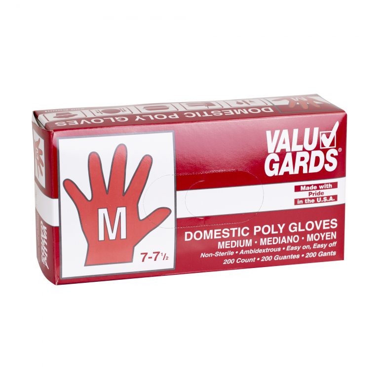 Valugards® Domestic Poly Disposable Gloves Handgards® First in Food