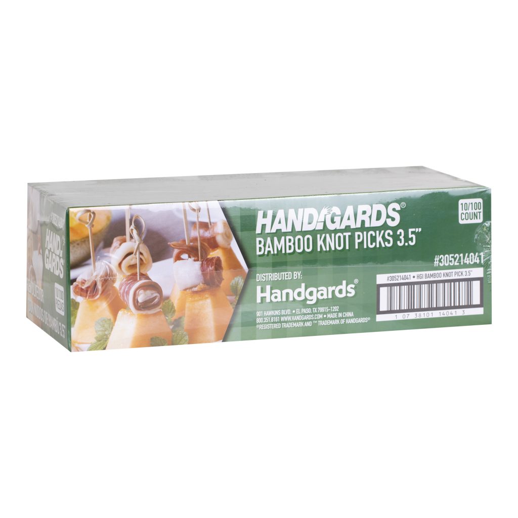 Handgards® Bamboo Disposable Knot Picks - 4