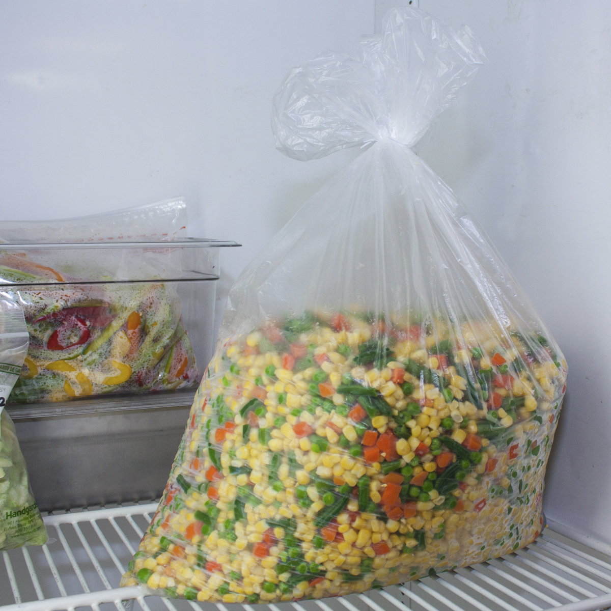 Thickened Pe Double Layer Reinforced Food Storage Bag, Self-sealing Airtight  Bag, Used For Refrigerator Or Cold Storage Room Sorting, Sealing Bag