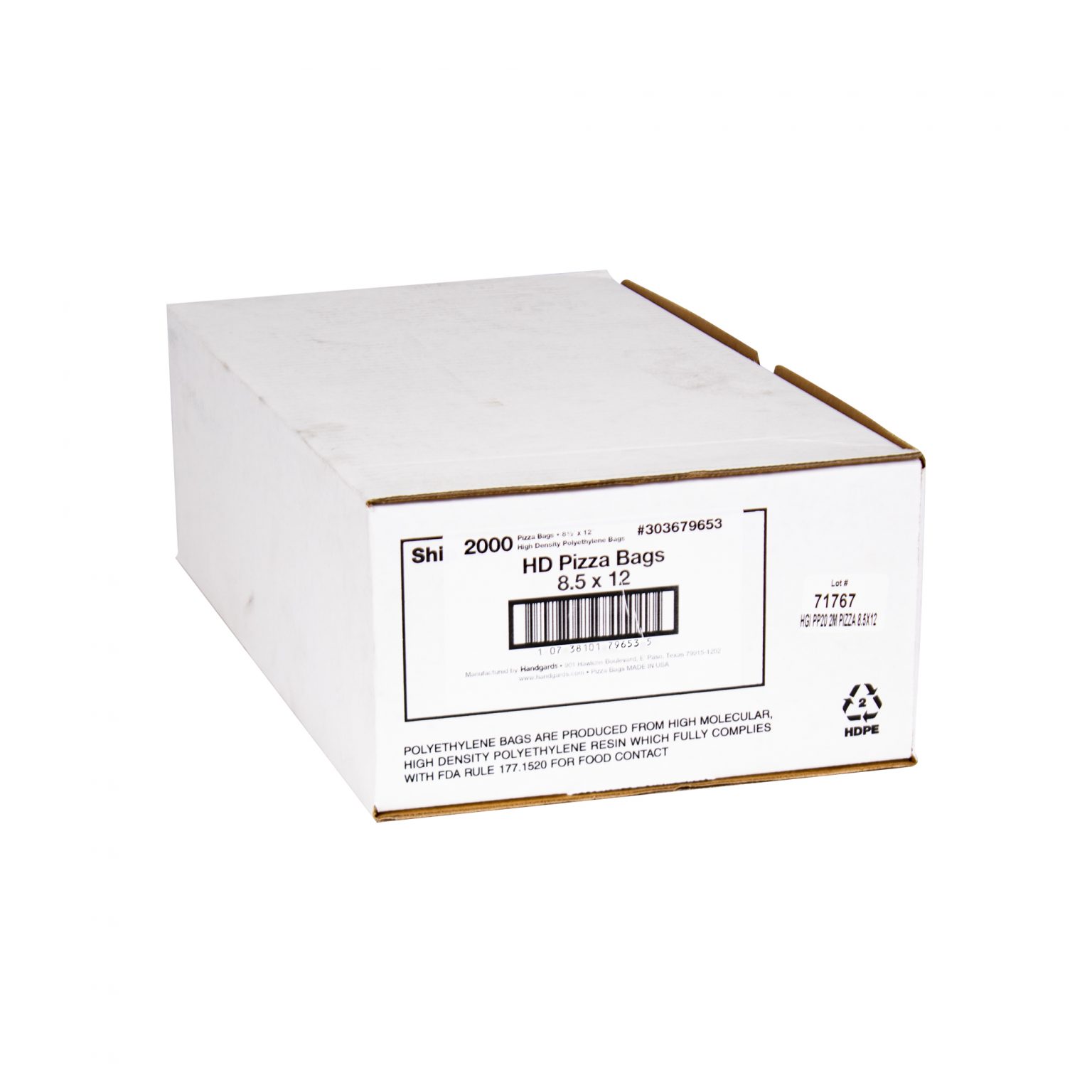 Tuffgards® High Density Disposable Pizza Bags Handgards® First in