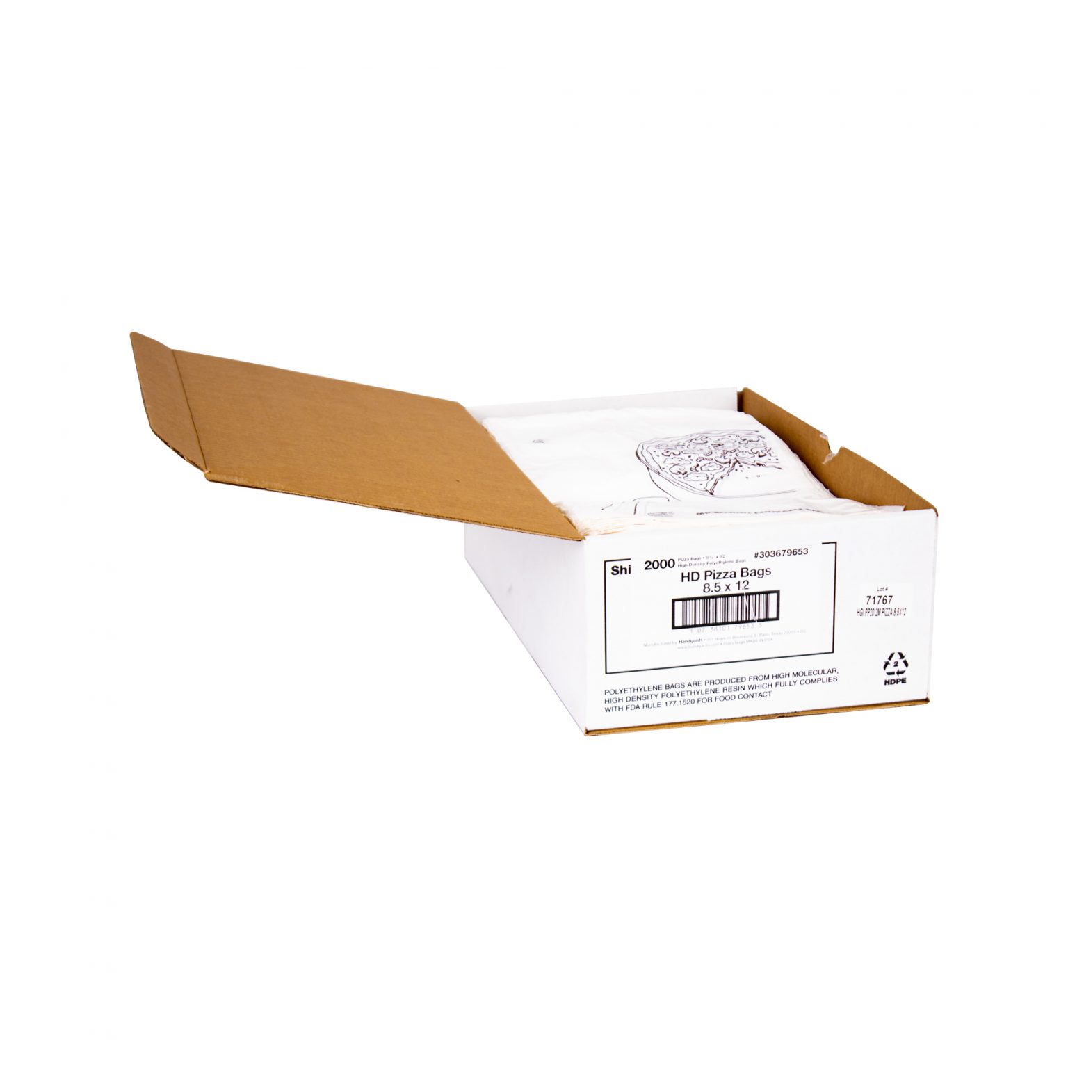 Tuffgards® High Density Disposable Pizza Bags Handgards® First in