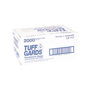Bag (TuffGards Food Storage/Freezer Bags) Clear 6.5X9 2000 Count