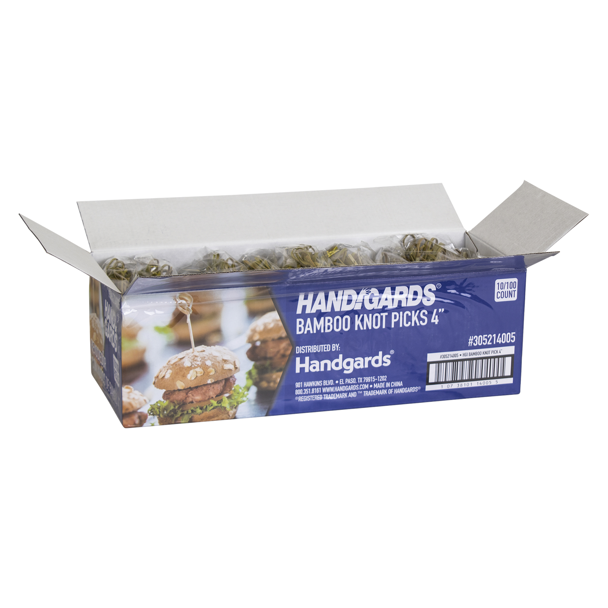 Handgards® Bamboo Disposable Knot Picks – 4″ – Handgards®