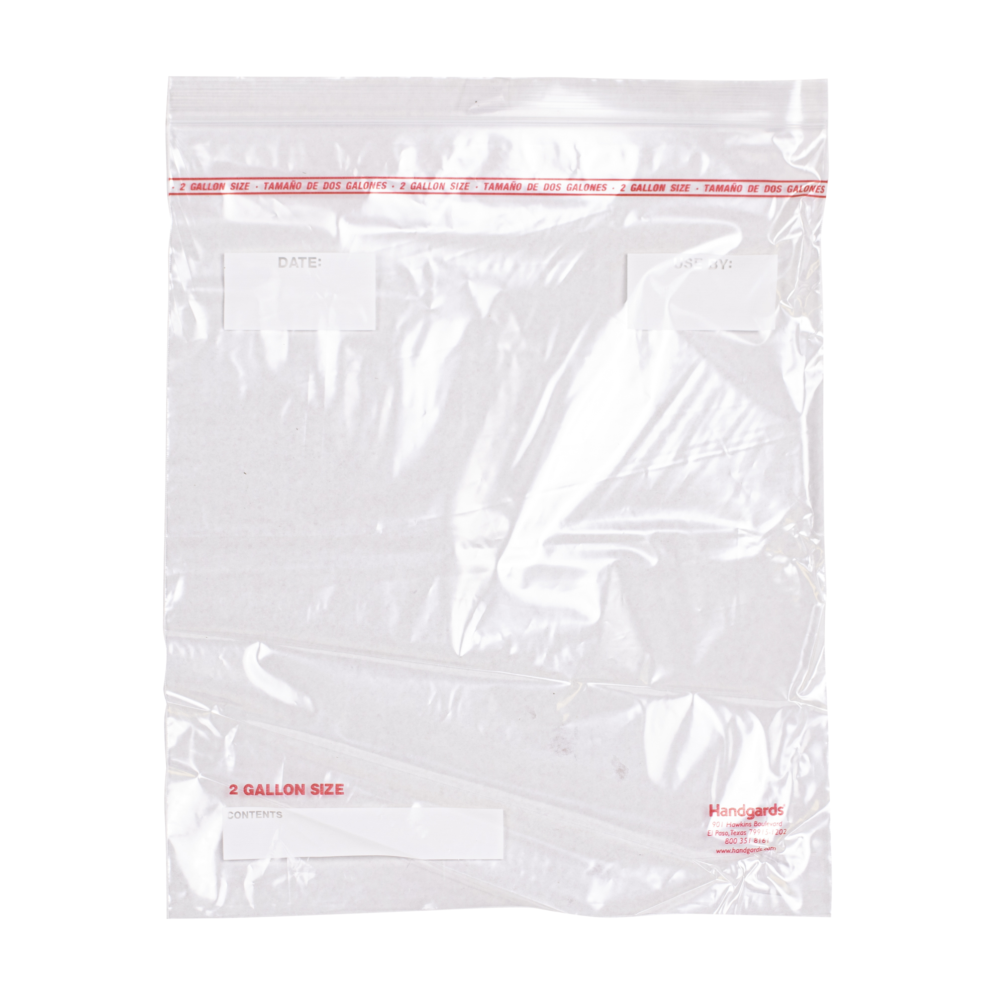 Essendant Double Zipper Storage Bags, 1 qt, 1.75 mil, 7 x 7.75, Clear