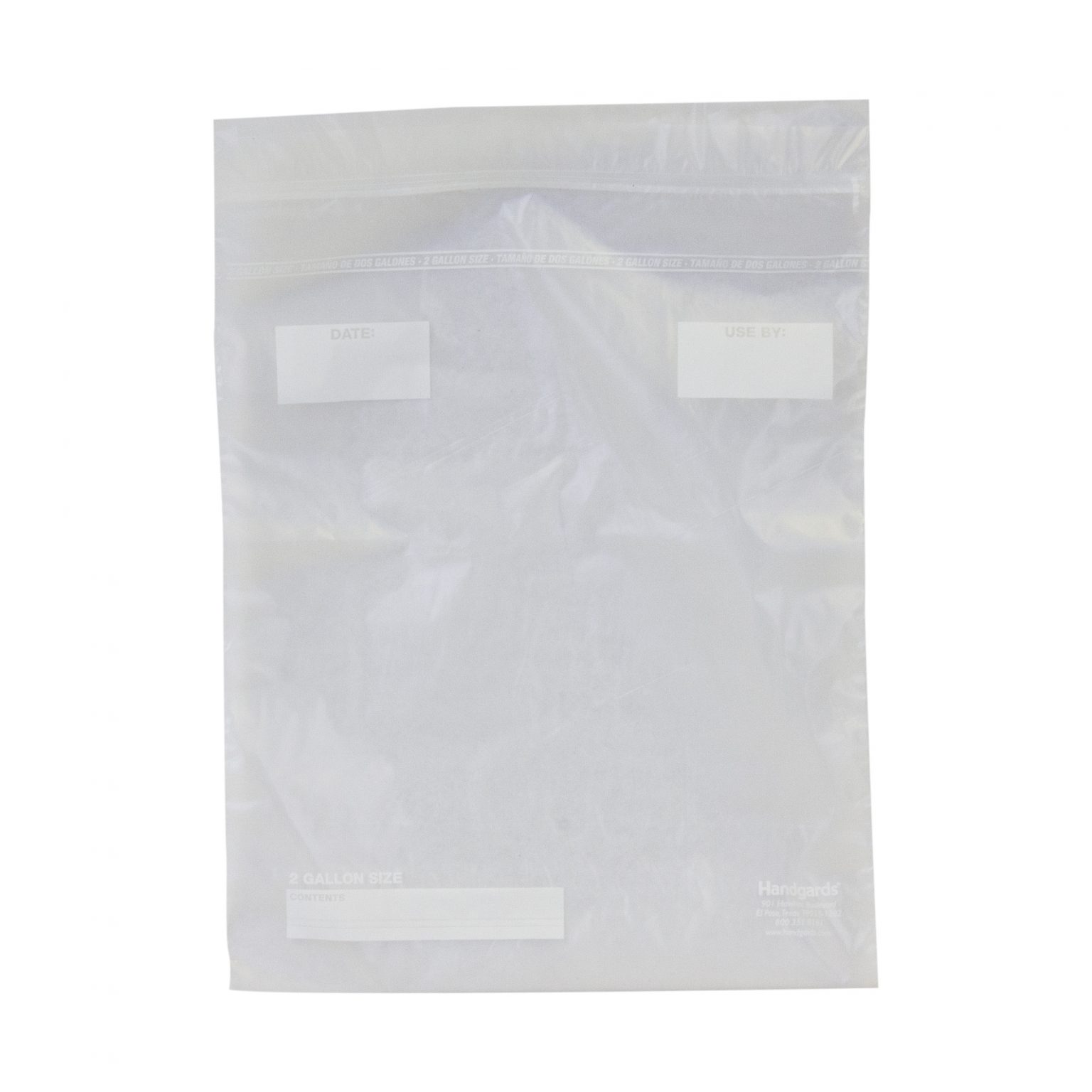 Zipgards® High Density Disposable Reclosable Bags – 2 Gallon Size ...