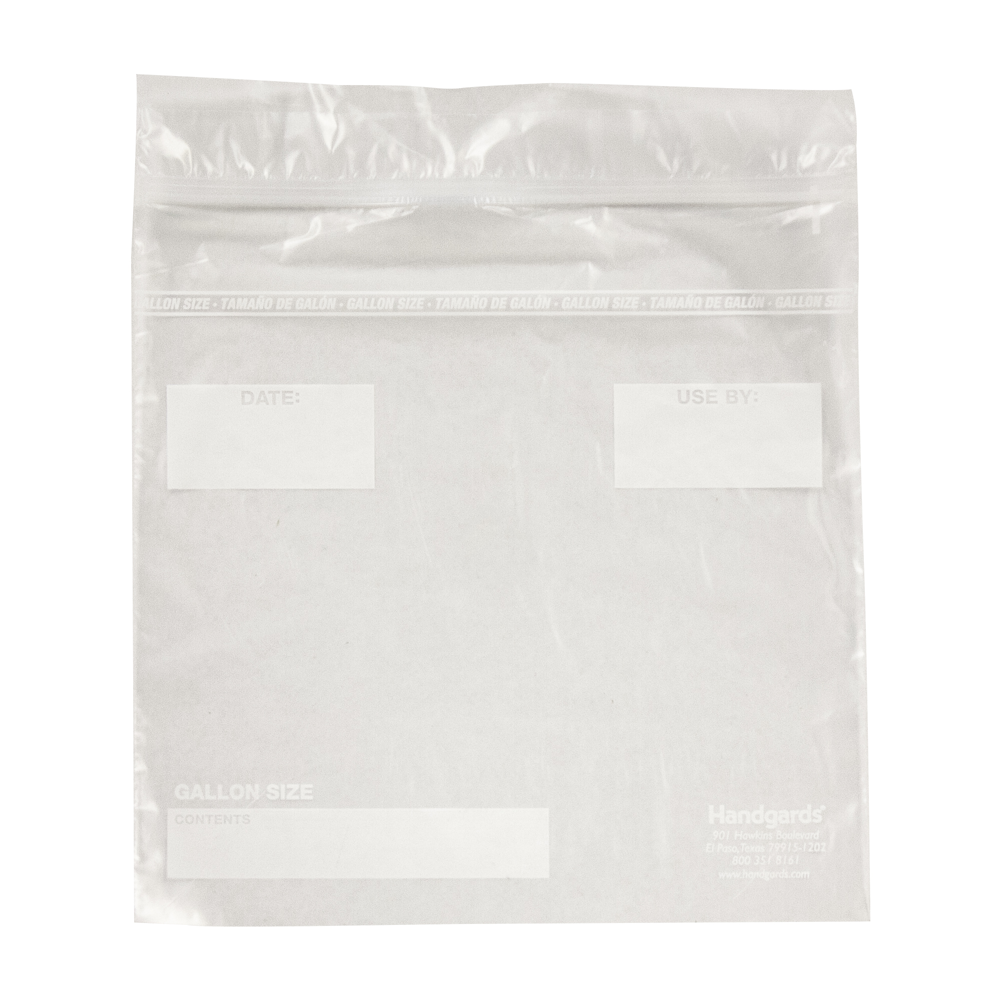 Zipgards® High Density Disposable Reclosable Bags – Gallon Size –  Handgards®