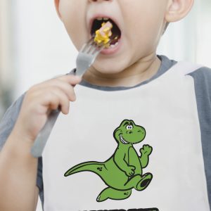 NeatGards® Low Density Embossed Poly Child Bibs - 4 Dinopals™ Print
