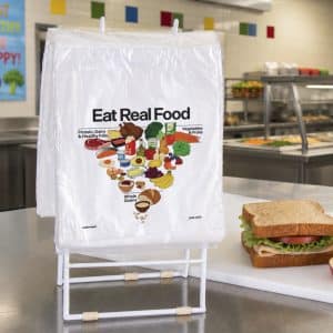 Tuffgards® High Density Disposable Sandwich Bags - SB8.5 Food Plate