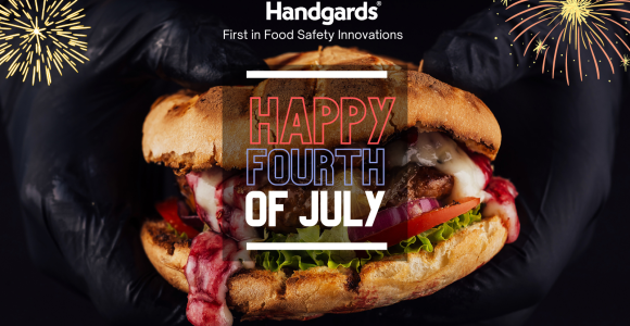 Fourth Of July BBQ-Part 2: Food Service And Grilling Outside With Black Nitrile Gloves
